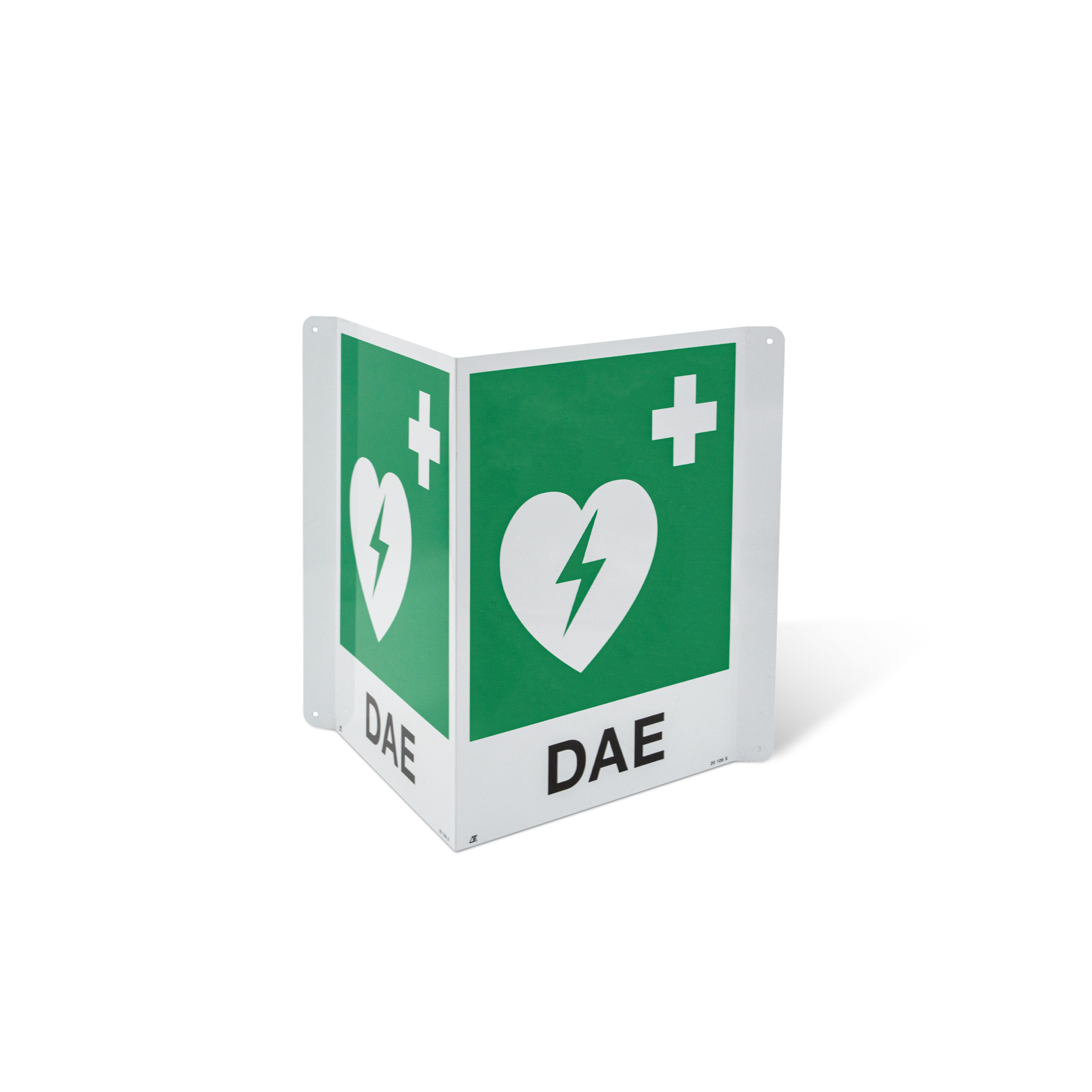 29x36 cm double-sided AED-AED sign for defibrillator - PVS-SPA